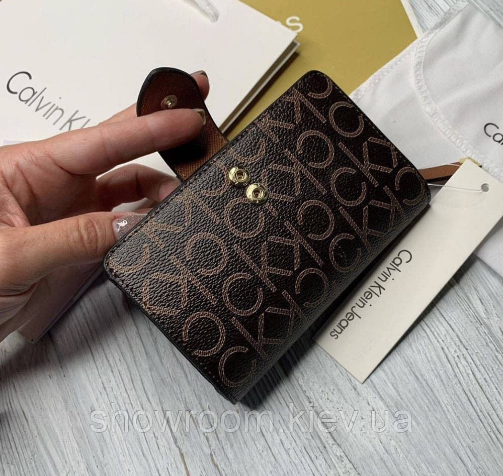 Жіночий брендовий гаманець Ск (13833) коричневий Київ - фото 8