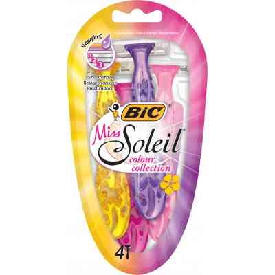 Бритва Bic Miss Soleil Colour Collection 4 шт. (3086123303843) Винница