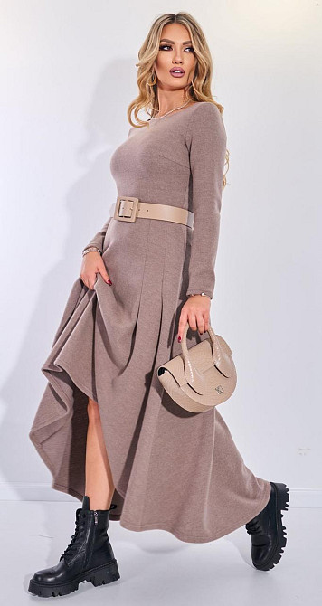 Стильное тёплое платье (44) Киев - изображение 3