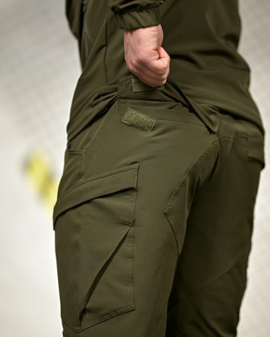 Еластичний тактичний костюм agony олива ВТ6860 Одеса - фото 18