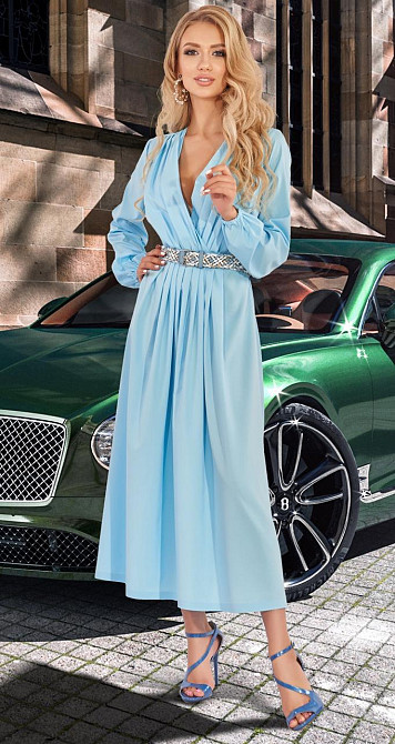 Небесно-блакитна сукня Київ - фото 1