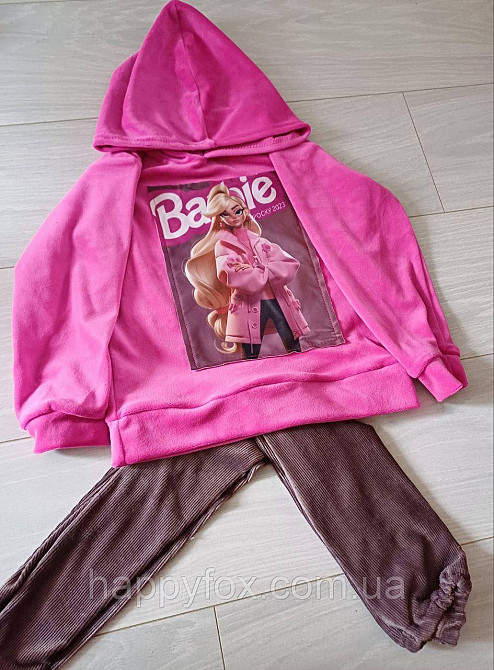 Дитячий велюровий костюм для дівчинки Львів - фото 1