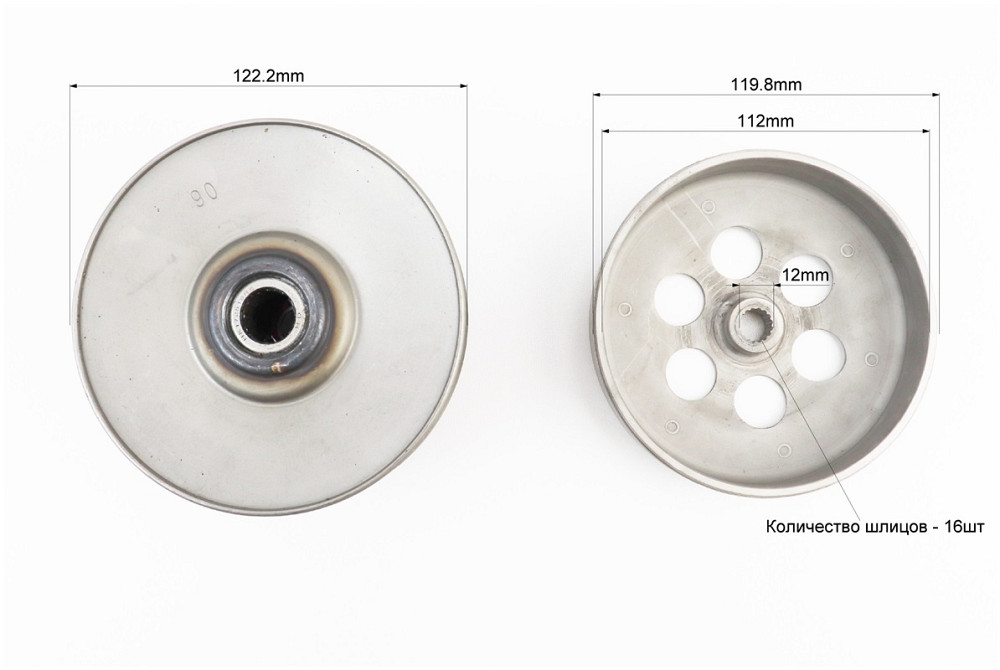 Варіатор задній к-кт Yamaha JOG BWS 100 Киев - изображение 3