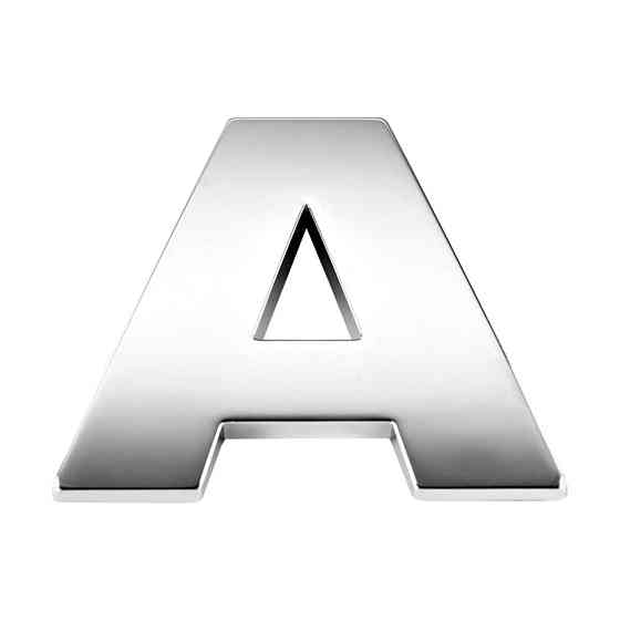 Наклейка 3 см Буква А Киев