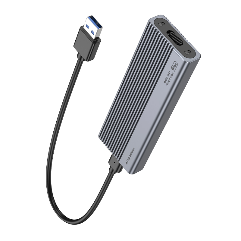 Корпус для SSD HOCO HB47 с USB 3.1, серый Киев - изображение 1