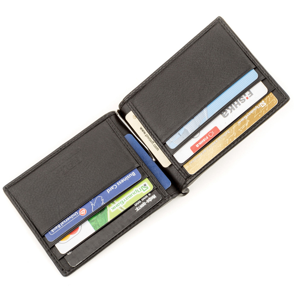 Зажим для денег STINGRAY LEATHER 18293 из натуральной кожи морского ската Черный Киев - изображение 7