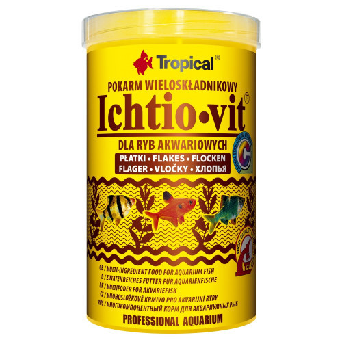 Корм Tropical Ichtio-Vit для всіх акваріумних риб пластівці 120 г Київ - фото 1