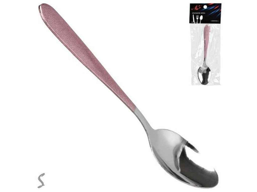 Ложка чайна 3шт SS Pink mat 14.7см R91612 ТМ STENSON Киев - изображение 1