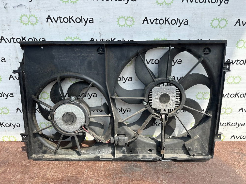 Дифузор радіатора з вентилятором VW Golf V 1.9 tdi 2003-2009 (1K0121207) Ковель - изображение 1