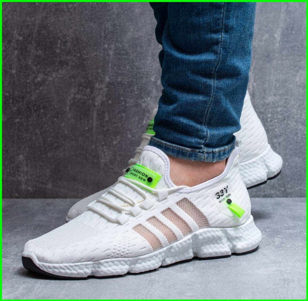 Кросівки Чоловічі Білі Тканинні Boost Пінка (розміри: 40,42,43) — 45-89 Дніпро - фото 6