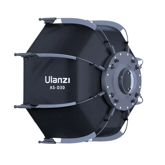 Софтбокс Ulanzi AS-D30 Octagonal Softbox, 30cm, Mini Bowens Mount and Grid (UV-L083GBB1 AS-D30) Київ