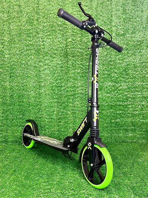 Самокат міський Scooter Extreme 2-х колісний Зелений (SK2438) Чернігів - фото 1
