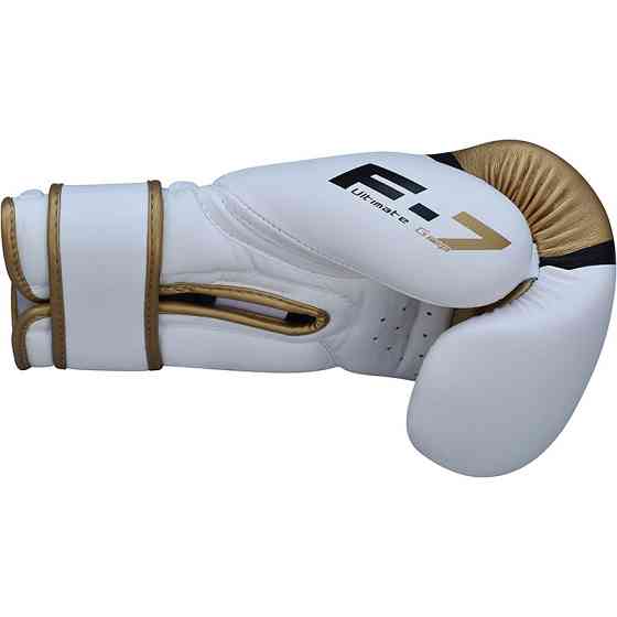 Боксерські перчатки RDX Rex Leather Gold 8 ун. Кам'янське