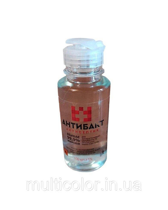 Антисептик для рук рідина Антибакт 100 мл Київ - фото 1