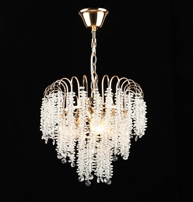 VALESO Люстра підвісна кришталева E2689/3, Золото Коломыя - изображение 1