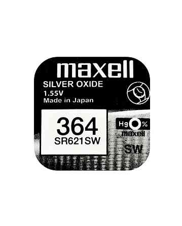 Батарейка MAXELL SR621SW 1PC EU MF (364) A 1шт (M-18292700) (4902580132224) Київ