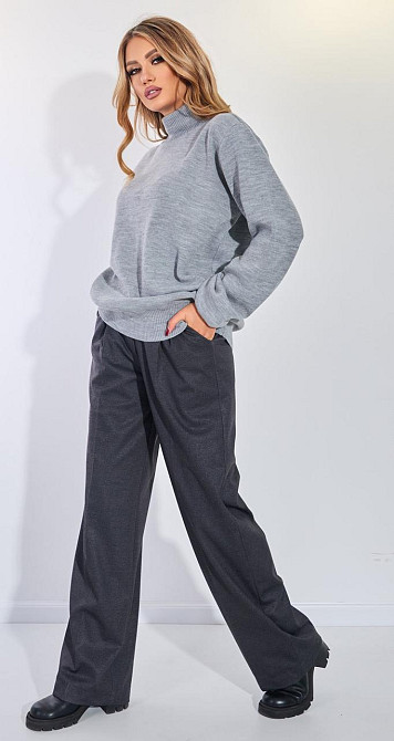 Джемпер свободный с высоким горлом (48-52) Киев - изображение 6