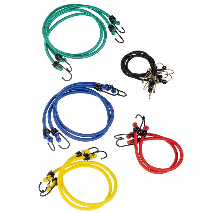 Ремені еластичні 12 шт для кріплення багажу з чохлом Xtrobb (25363) Нововолинськ - фото 2