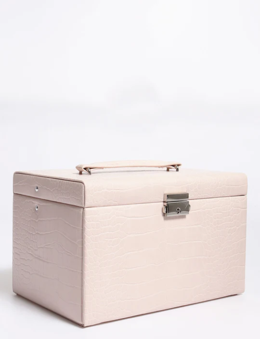 Скринька для коштовностей Friedrich Lederwaren Jolie 2.0 Pink, крокодил Рівне - фото 3