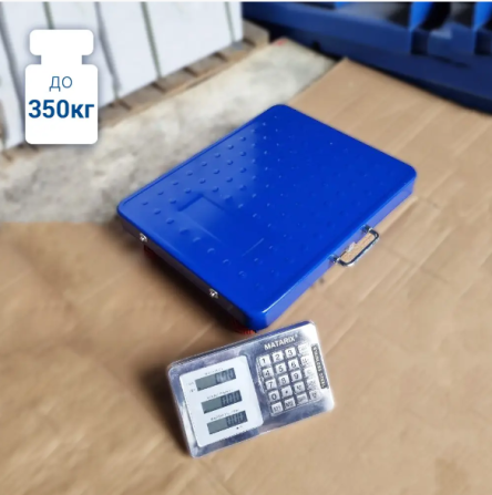 Ваги товарні MATARIX MX-441W 350кг 40*50 від акумулятора або мережі, мінімальна вага 2 кг, з дисплеє Київ - фото 1