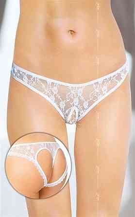 Жіночі стрінги - Thongs 2457, white - M/L Sex Aura Київ