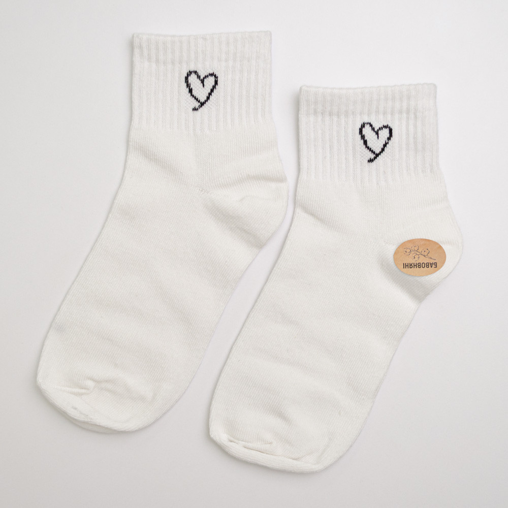 Набор носков мужских хлопковых 10 пар Youstar 053 Низкие 41-47 Белый Сумы - изображение 6