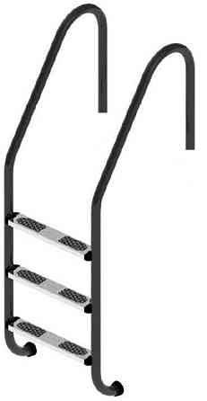 Сходи для басейнів Flexinox Standard Nero (3 сходинки) Black. AISI-316L Київ
