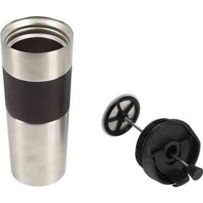 Термокружка Bergner Coffee & tea lovers 460 мл Black (BG-37789-BK) Винница