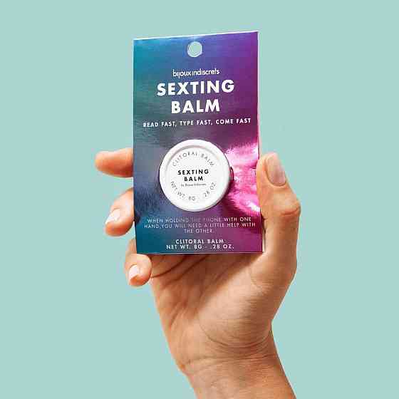 Бальзам для клитора Bijoux Indiscrets Sexting Balm (Пиши, играй и зажигай), разогревающий Sex Aura Киев