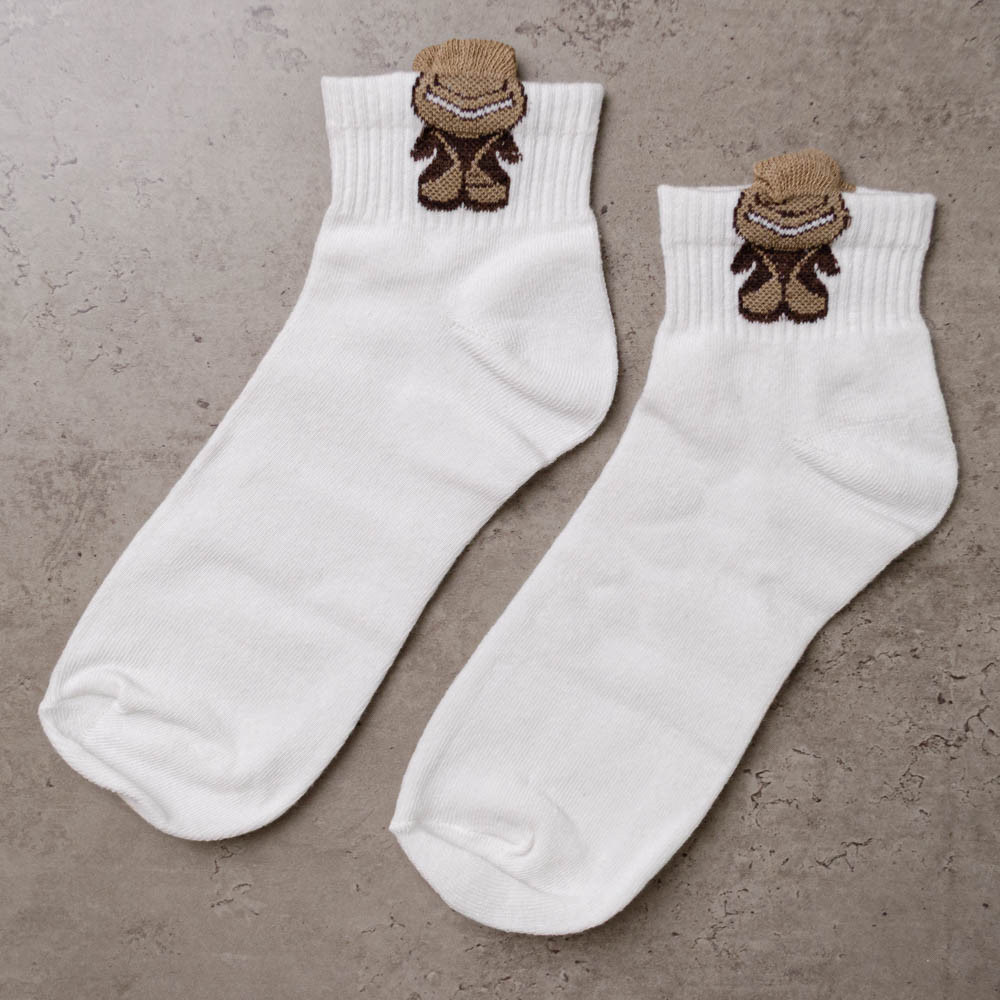 Набір шкарпеток жіночіх бавовняних 10 пар Youstar 087 Низькі 37-41 Білий Суми - фото 8