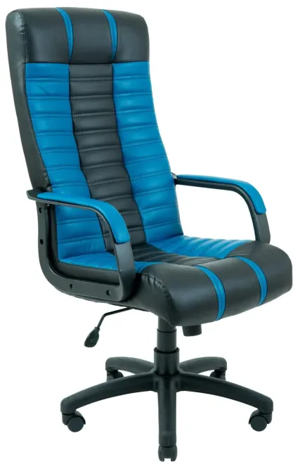 Офісне Крісло Керівника Richman Atlant Fly 2230-2227 Підлокітник Річ Пластік М3 MultiBlock Чорно-синій Київ - фото 1