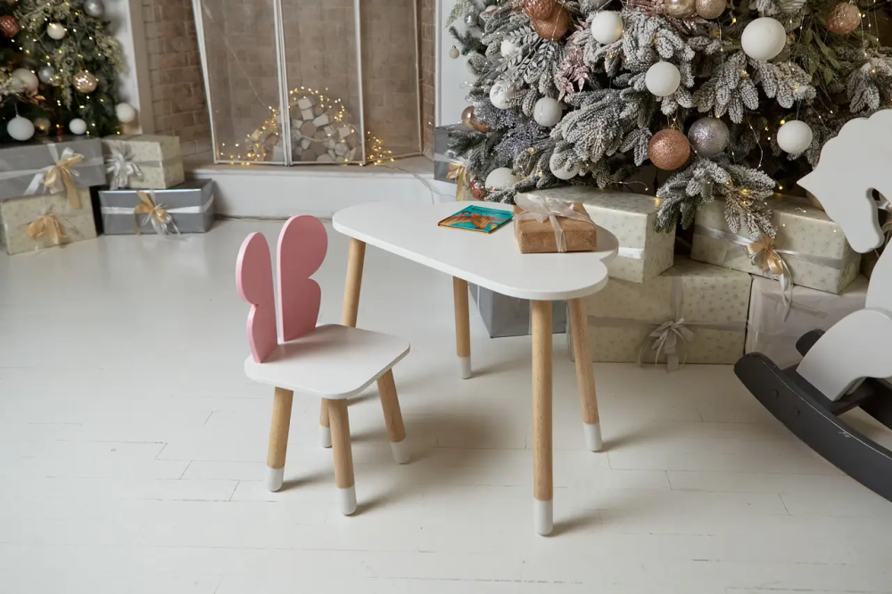 Дитячий столик Хмара та стільчик Метелик рожевий Київ - фото 10