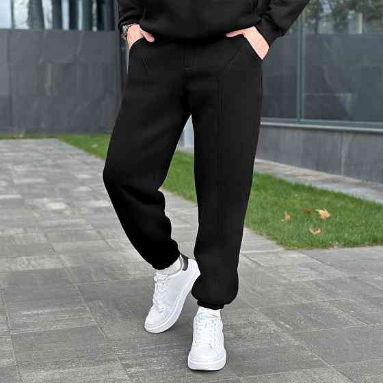 Спортивний костюм зимовий чоловічий чорний Pobedov Grand ЗИМА Київ