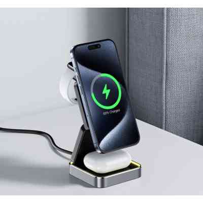 Зарядное устройство Acefast Wireless QI 3in1 15W E20 (6974316283478) Винница