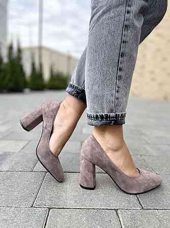 Nivelle Туфлі жіночі NIVELLE капучино натуральна замша 38р. 40р. каблук 9 см (1592/8051-8045) Коломия