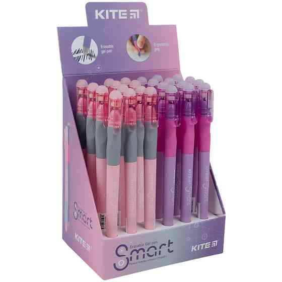 Ручка гелева "Kite" дитяча "пиши-стирай" K23-098-1 Smart 4 синя, шт Київ