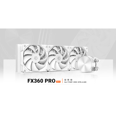 Система жидкостного охлаждения ID-Cooling FX360 Pro White Винница - изображение 5