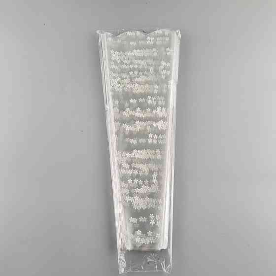 Упаковка конус под цветы h40/ 5низ/15верх белый (100 шт) 159 (3) (100 шт) Харьков