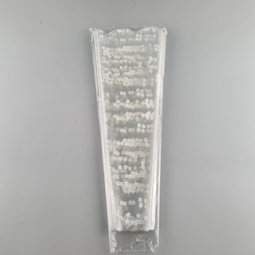 Упаковка конус под цветы h40/ 5низ/15верх белый (100 шт) 159 (3) (100 шт) Харьков - изображение 2