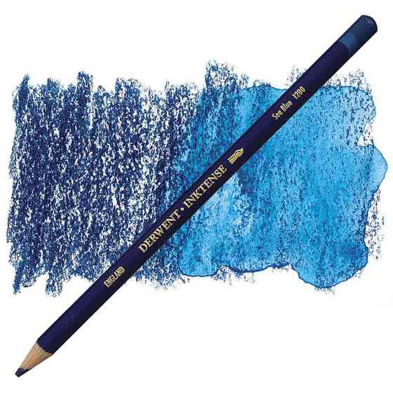 Карандаш чернильный Inktense (1200) Голубой морской Derwent Киев