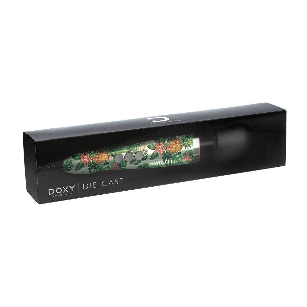 Вібромасажер DOXY Die Cast PINEAPPLE, дуже потужний, живлення 220В, металевий корпус Sex Aura Київ - фото 2