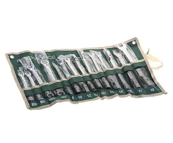 Набір ключів комбінований 14 предметів (розрізні: 8х10, 9х11, 12х13, 14х17мм, торцеві шарнірні: 8х10, 10х11, Одесса