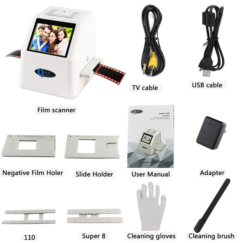 Слайд сканер фотоплівки слайдів негативів QPIX DIGITAL FS610 Винница - изображение 2