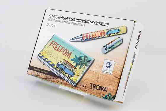Комплект визитница с ручкой Troika Freedom (до 11 карт) Киев