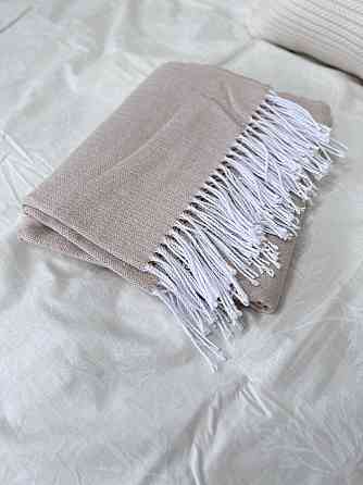 Vladi Плед Vladi 140x200 cм бавовняний пісочного молочного кольору Київ