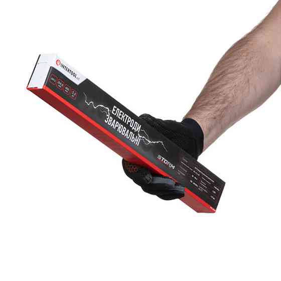 Електроди зварювальні 6013, Ø 4 мм, 400 мм, уп. 2,5 кг, STORM INTERTOOL EW-2540 Киев