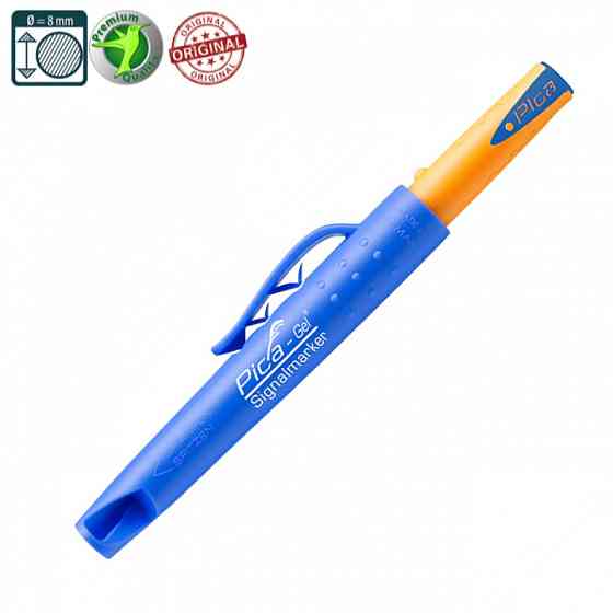 Маркер водо-термостійкий PICA GEL Signal marker синій 2-8 мм Одеса