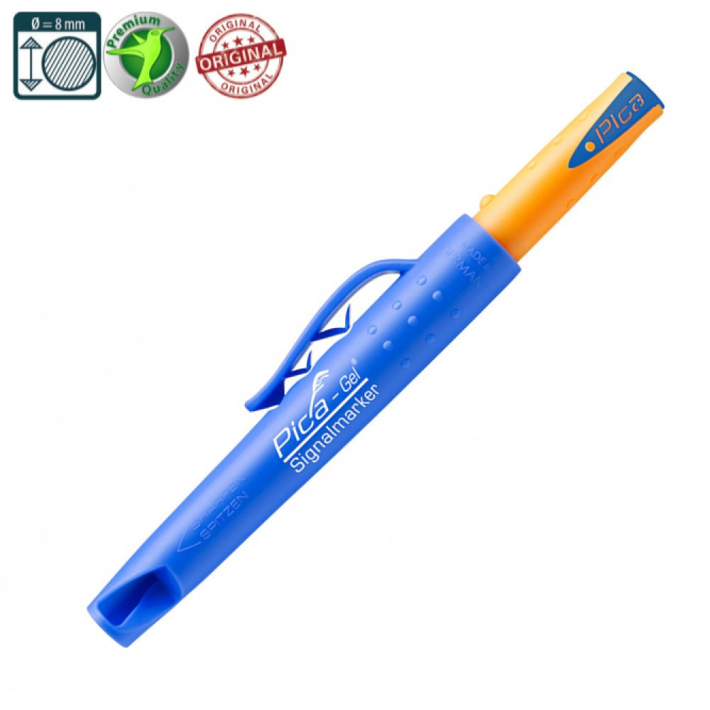 Маркер водо-термостійкий PICA GEL Signal marker синій 2-8 мм Одеса - фото 2