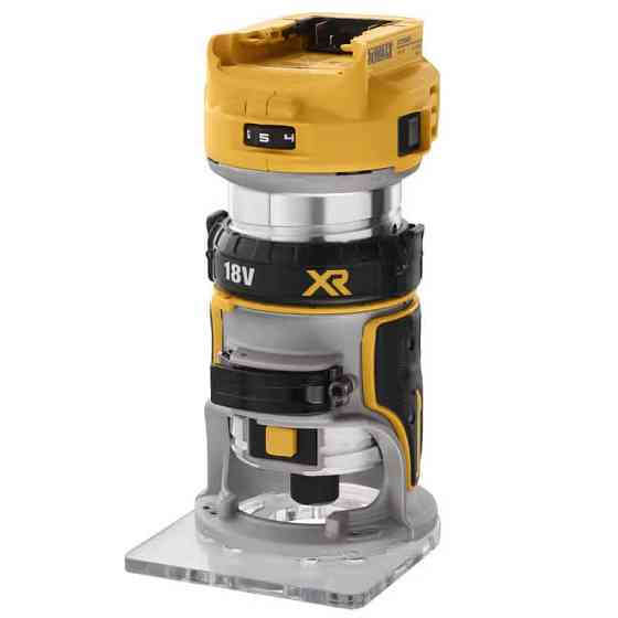 Фрезер аккумуляторный бесщеточный кромочный DeWALT DCW600N 18 В, 6–8 мм, без АКБ и ЗУ Киев