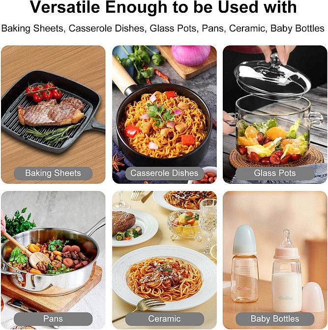 Портативний силіконовий килимок для підігріву їжі S - 501 66*39см Луцьк - фото 3